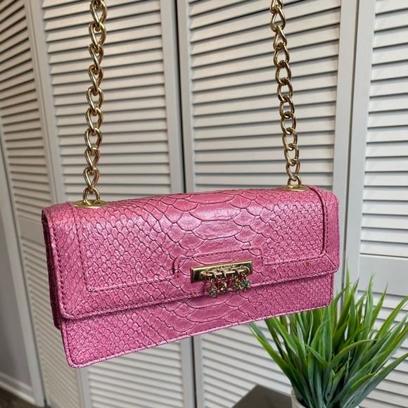Liz Claiborne Lucky Charms Pink Croc/Alligator - Picture 3 of 10